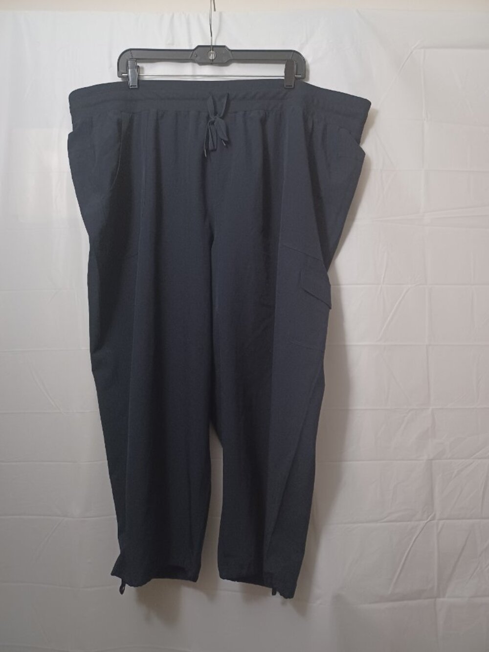RBX LIVE FIFE ACTIVE CARGO STYLE CAPRI PANTS BLUE SIZE 3X